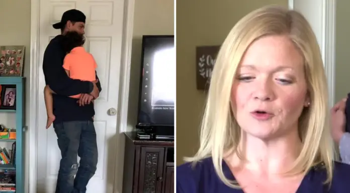 Internet technician warms one mom’s heart after taking her blind son in his arms