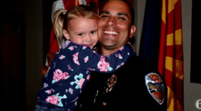 Officer adopts 4-year-old girl he helped while working on a child abuse case