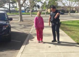 Police officer makes headlines when he asks girl living in a “suspicious vehicle” to follow him to the sidewalk