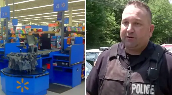Officer steps in for a father who has his card declined at register