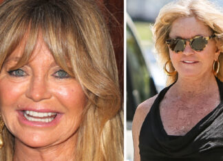 Goldie Hawn shows her natural look walking makeup free in broad daylight