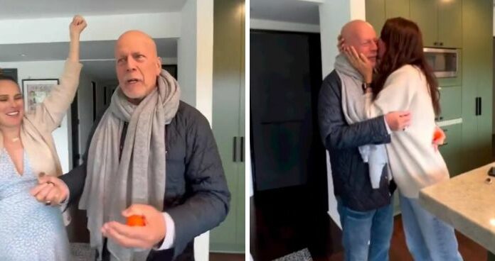 Bruce Willis speaks publicly for first time since he received dementia diagnosis