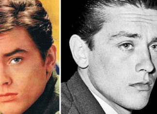 Alain Delon’s son is all grown up now and he’s the spitting image of his dad