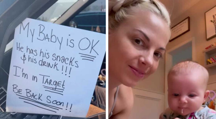 Mom leaves ‘baby’ in car while she shops at Target – promises others that he’s OK