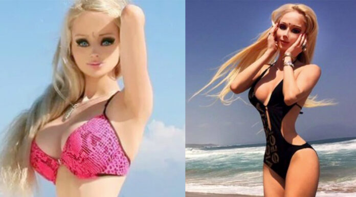 ‘The human barbie:’ This is how she looks without all her makeup