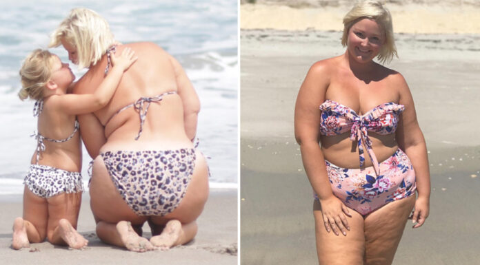 Her daughter called her fat after they went swimming – now her response has the internet cheering