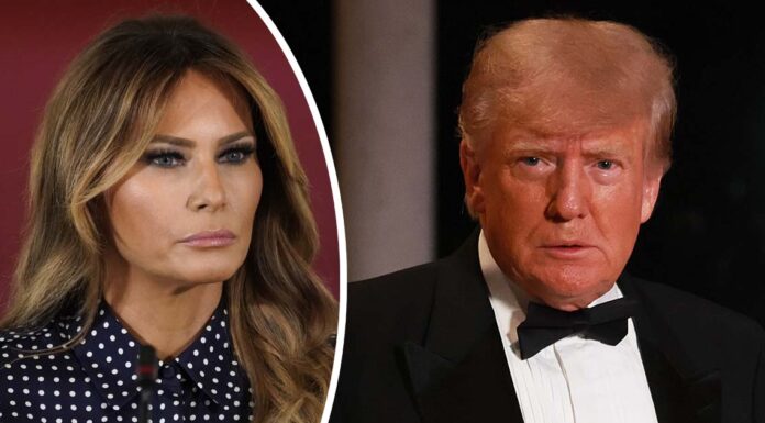 Donald Trump begged Melania Trump to stand by his side after his arrest, source claims