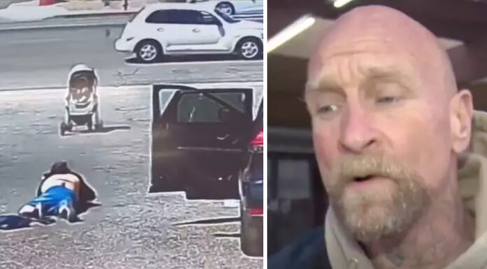 Man who lived homeless for years saves baby in stroller from rolling onto busy highway at the last second