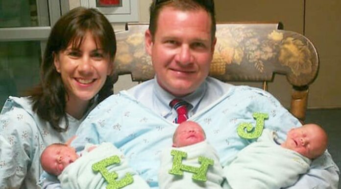 From zero to five: Childless and struggling couple welcomes triplets and twins – in less than a year