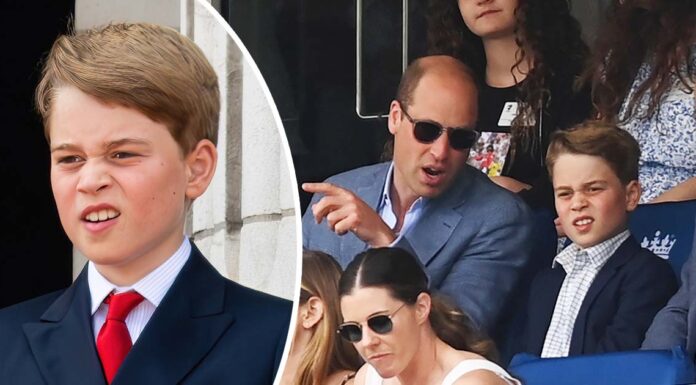 Royal fans express concern over Prince George as Prince William brings him to cricket match