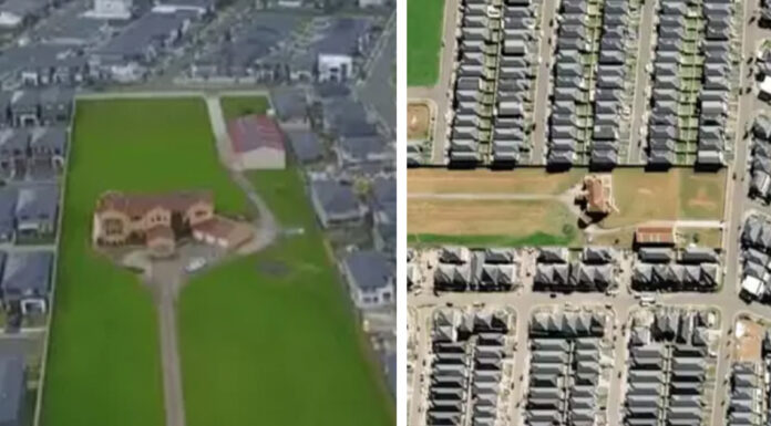 Family reject developers who build suburb around entire property – 10 years later, house’s value is astronomical