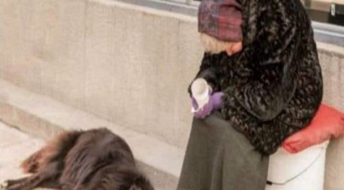 She lived on the street, but she didn’t ask for money