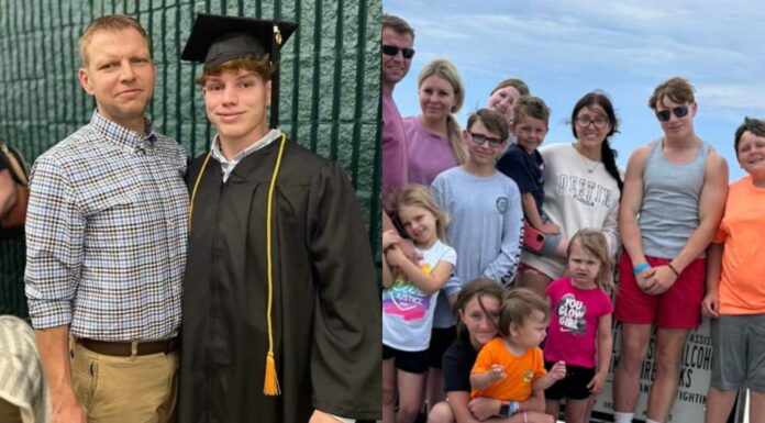 Dad of 6 suddenly collapses & dies moving son into college dorm