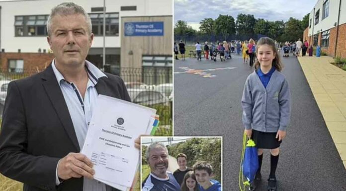 Father outraged over compulsory sex education lessons, pulls daughter from school