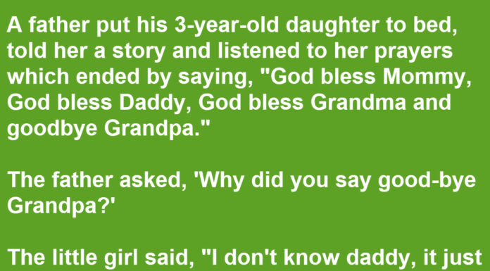 Superstitious dad nervous after daughter says goodbye to him