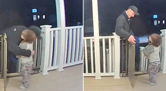 Little boy hugs pizza delivery man goodbye: Shortly after, the boy’s mother makes a tragic discovery
