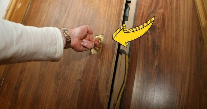 This guy found a secret door in his new apartment. What he found is hauntingly awesome