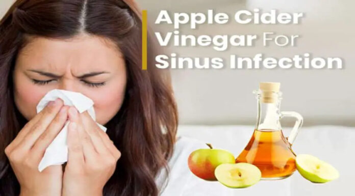 How to stop a difficult sinus infection fast with apple cider vinegar