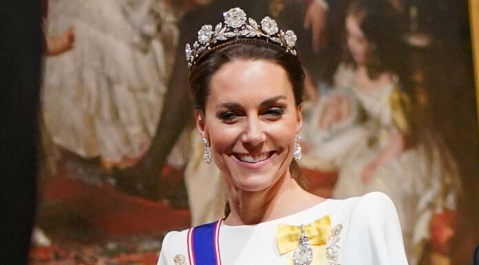 Kate Middleton wears historic tiara once used by the Queen Mother – and it carries a hidden message