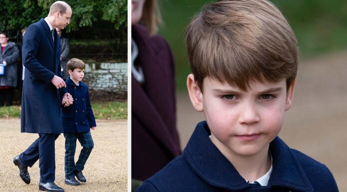 Prince Louis acted ‘impatient’ at Christmas – his father used a subtle gesture to calm him down, expert claims