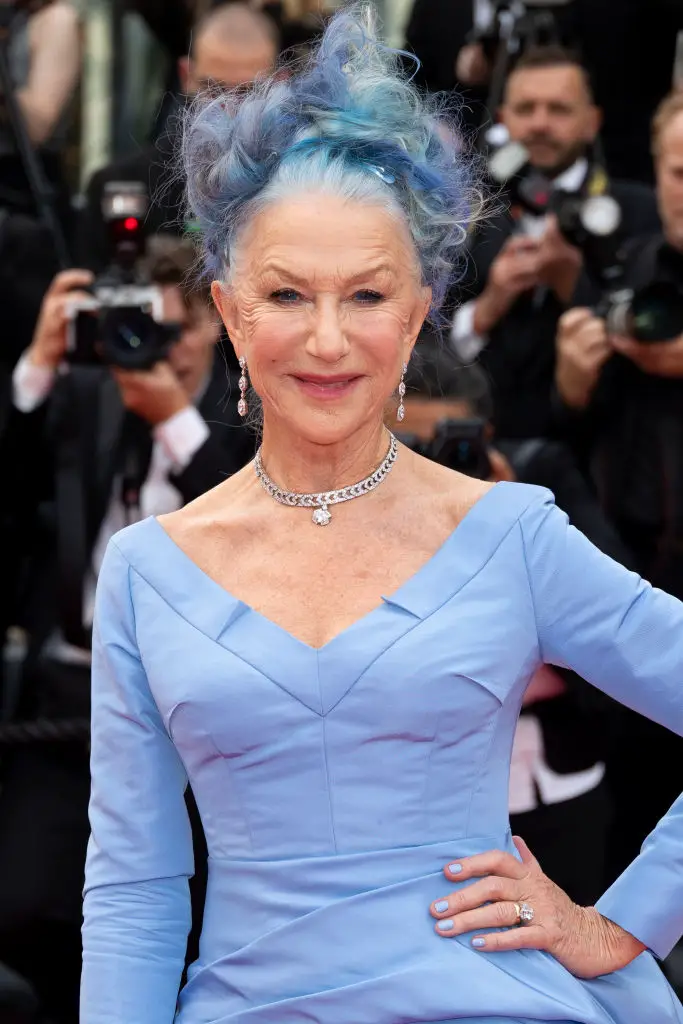 Helen Mirren Reveals Striking New Hairdo At 77 Years Old During Cannes   GettyImages 1490889828 