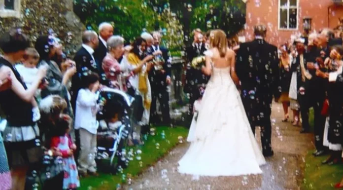 Groom arrives in church and watches as his bride marries another man