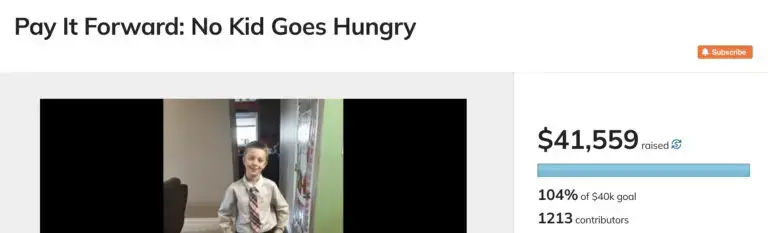 8-year-old paid off his friend’s school lunch debt after he was denied food.
