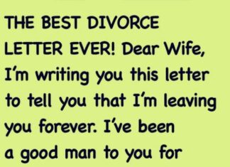 Wife receives a divorce letter from husband, her reply is brilliant