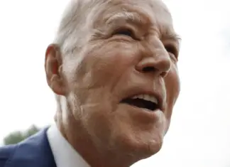 What are the odd lines on Biden’s face that have appeared in recent days?