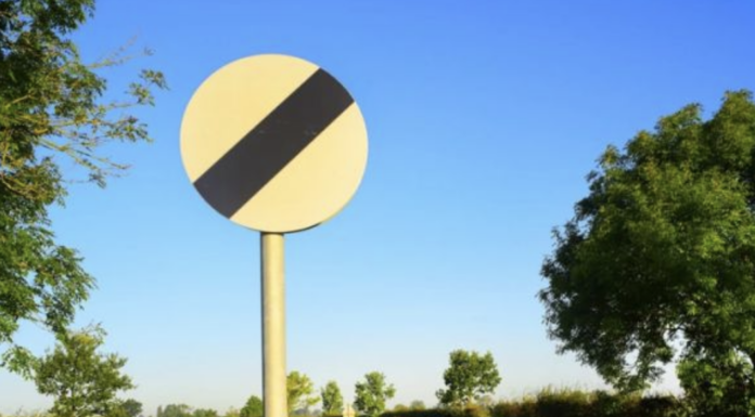 Demystifying the mysterious traffic sign: The national speed limit