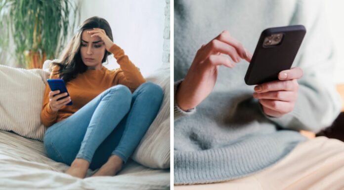 The wife checked her husband’s phone and found something unexpected