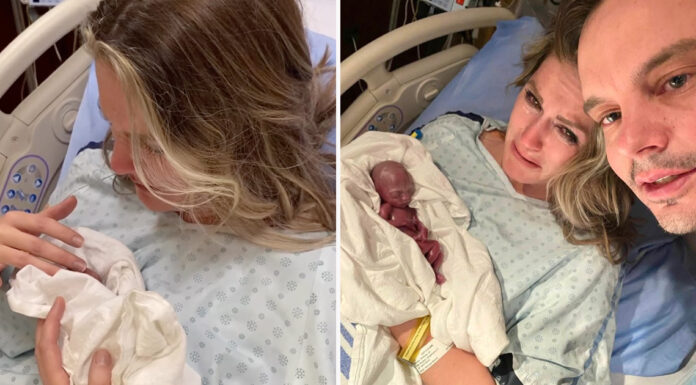 Mom gives birth to dead daughter – as she holds baby girl in her arms, husband whispers words she’ll never forget