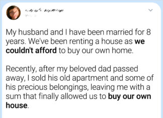 My husband demands to share ownership of the house bought with my money