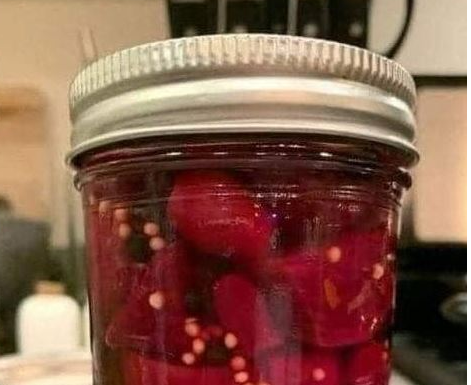Healthy and delicious pickled beets