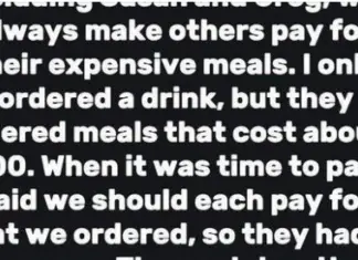 My friends constantly order pricey dishes and assume everyone will share the cost – Here’s how I handled it