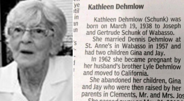 They tore mother down when writing her obituary