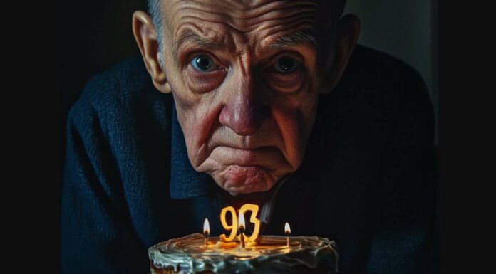 Lonely old man invites family to celebrate his 93rd birthday, but only a stranger shows up