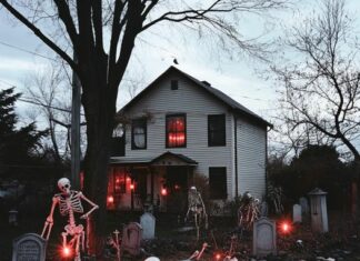 Halloween decorations spark a heartwarming act of neighborly kindness