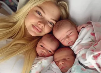 When my husband saw our triplets he told me to leave them at the hospital