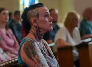 At church, I noticed an adult woman with lots of tattoos and body piercings, and it made me feel uncomfortable