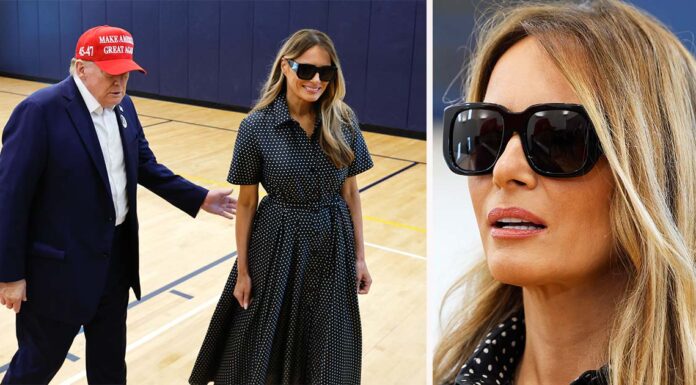 Melania Trump sparks wild ‘body double’ conspiracy theory with sunglasses on Election Day