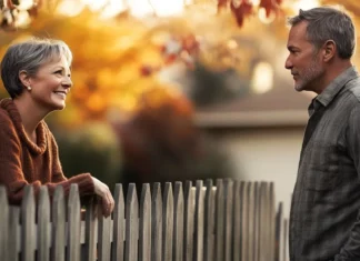 I fell for the grumpy neighbor of my daughter-in-law