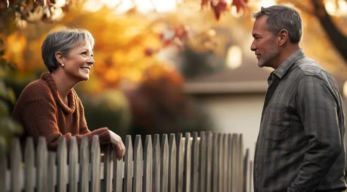 I fell for the grumpy neighbor of my daughter-in-law