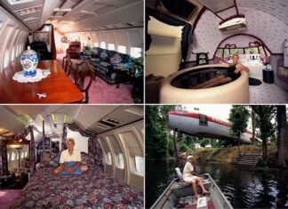 Woman Transforms a Plane Into a Stunning Home!