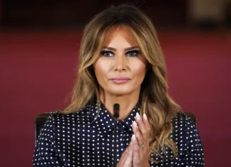 ‘Best dressed First Lady’: Melania Trump turns heads in an ‘elegant’ dress at the inaugural ball
