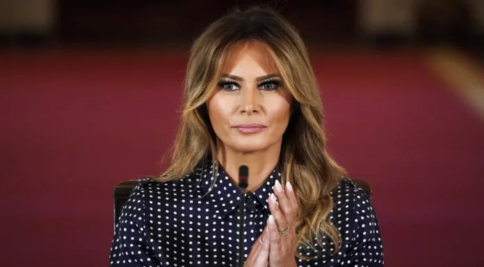 ‘Best dressed First Lady’: Melania Trump turns heads in an ‘elegant’ dress at the inaugural ball