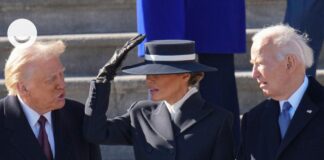 Lip reader has revealed Trump’s savage two-word comment made to Joe Biden at his inauguration