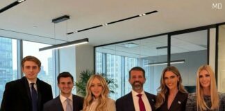 New Trump family photo draws attention online for one interesting detail