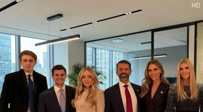 New Trump family photo draws attention online for one interesting detail