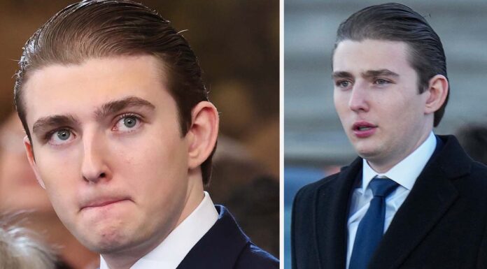 Barron Trump sparks buzz over ‘fake tan’ rumors